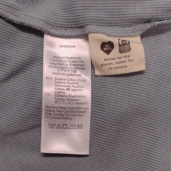 Madewell Green Fitted Sleeveless Tank Top - Picture 6 of 8